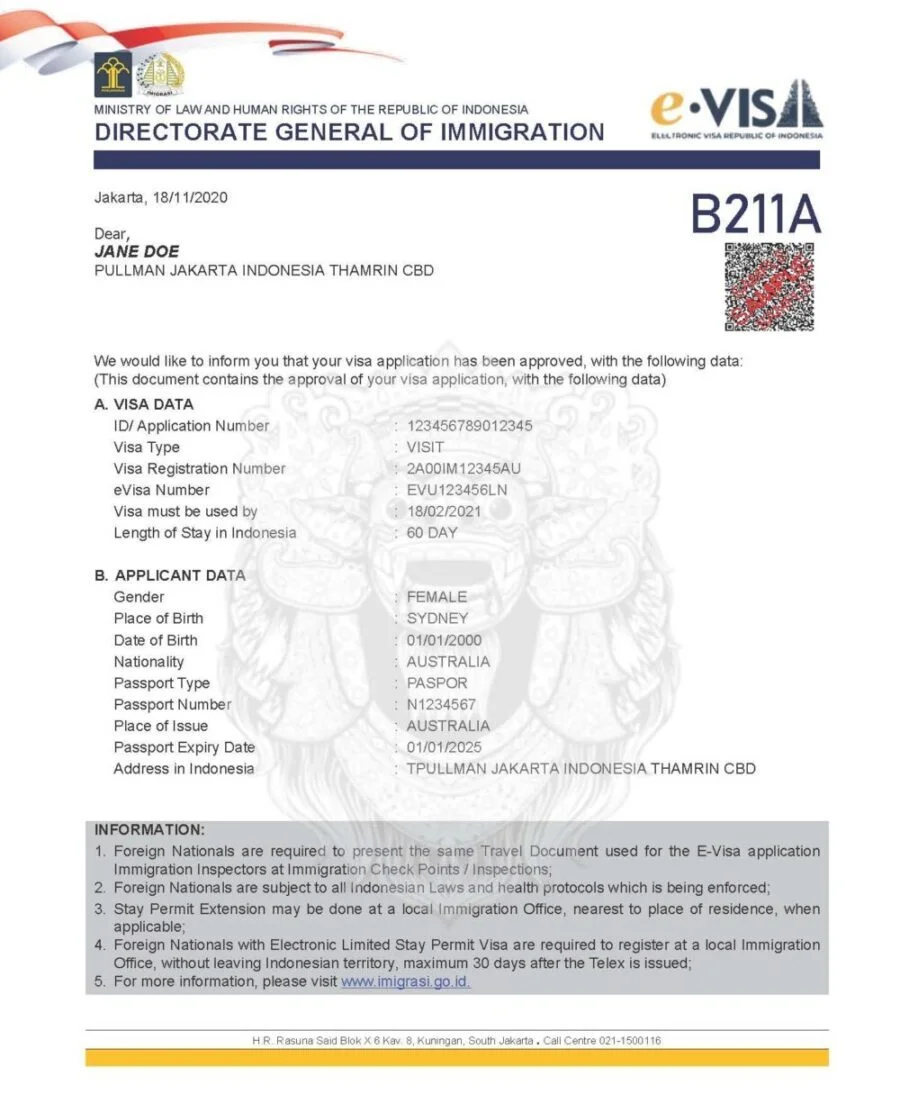 Indonesia Visa From GCC: Indonesia Visa Requirement & Fee December 2024